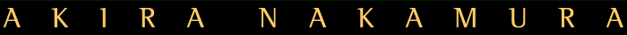 AKIRA NAKAMURA